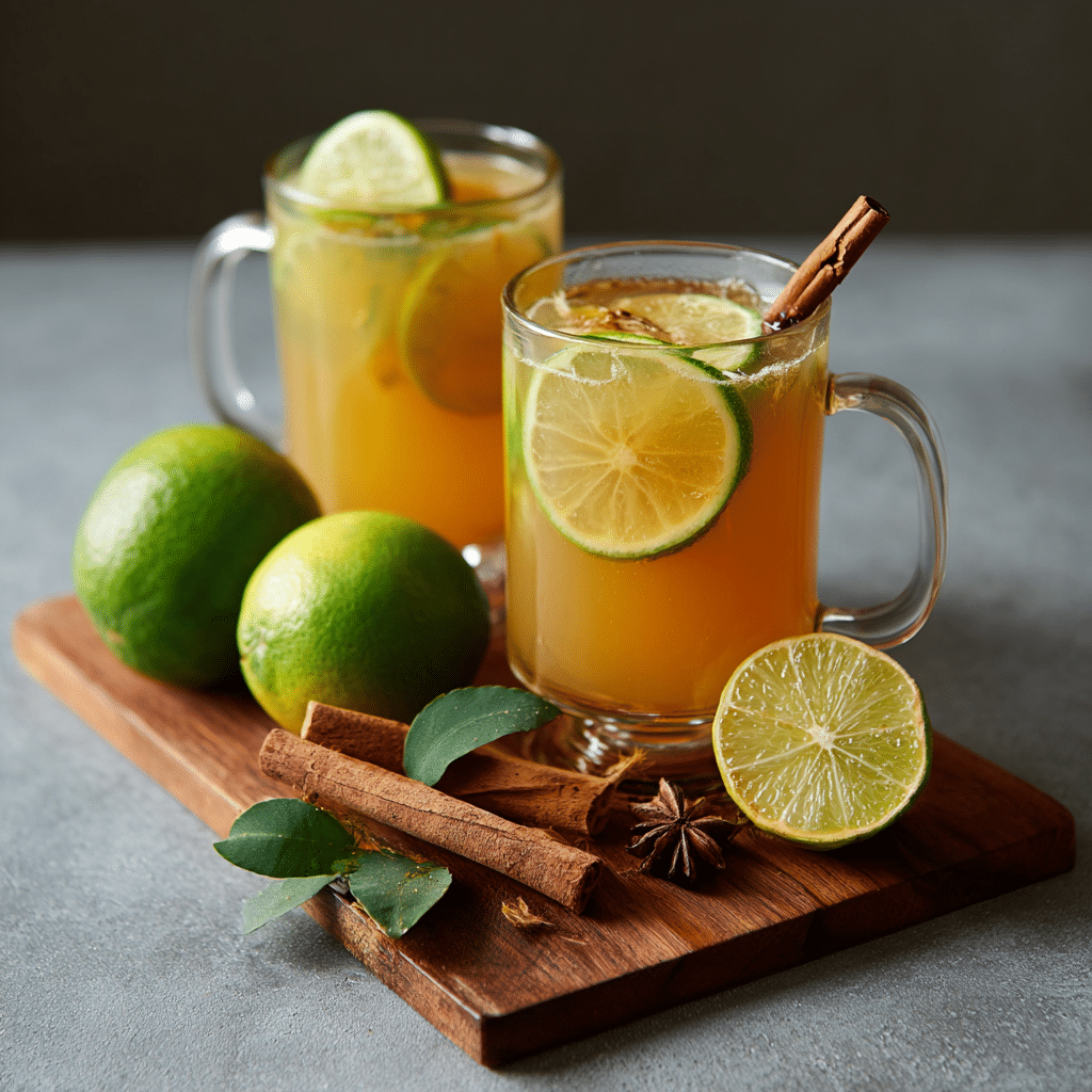 Calamansi Honey Tonic calamansi honey tonic with mint and ice