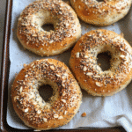 almond flour bagels fresh and golden