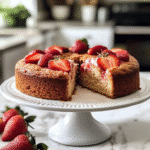Full gluten free sugar free strawberry cake
