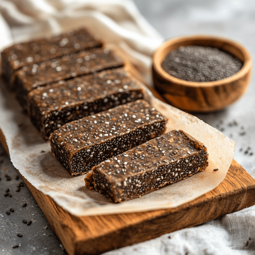 Finished sugar free protein bars ready to serve
